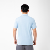  Áo Polo nam cổ bẻ cao cấp ALLPURE công nghệ coolmax chống nhăn, ngăn mùi mầu sky blue 