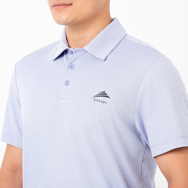  Áo Polo nam cổ bẻ cao cấp ALLPURE công nghệ coolmax chống nhăn, ngăn mùi mầu tím Purple 