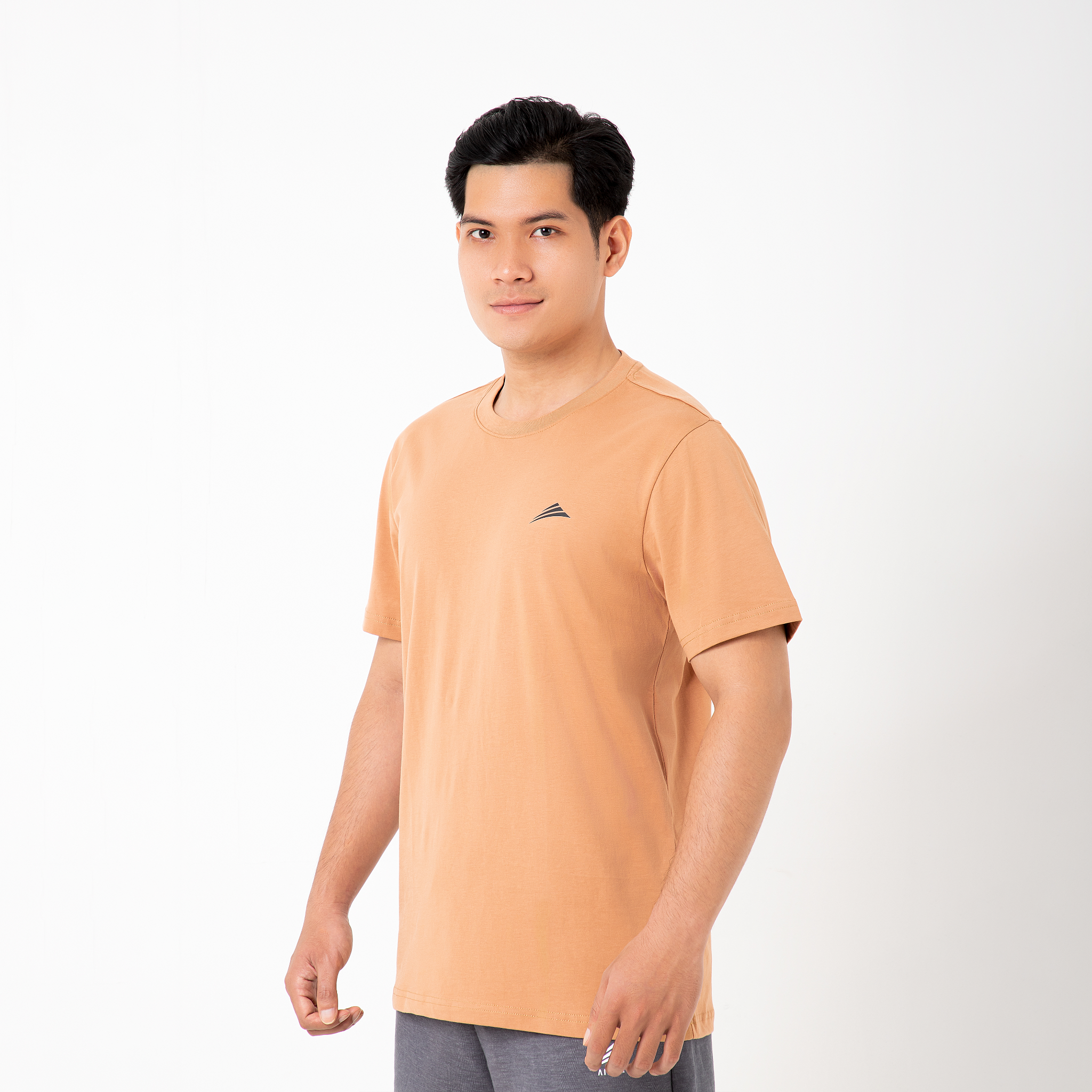  Áo thun cotton ALLPURE Basic T-Shirt- Brown 