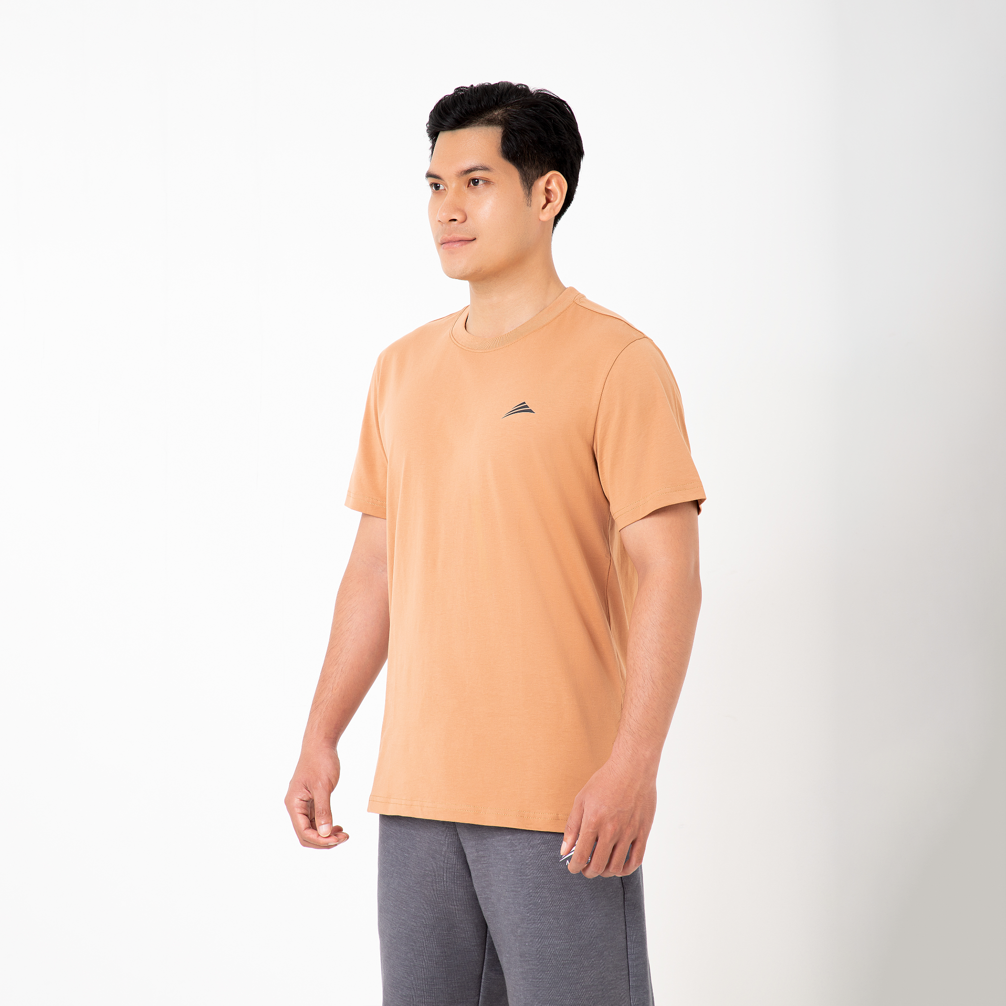  Áo thun cotton ALLPURE Basic T-Shirt- Brown 