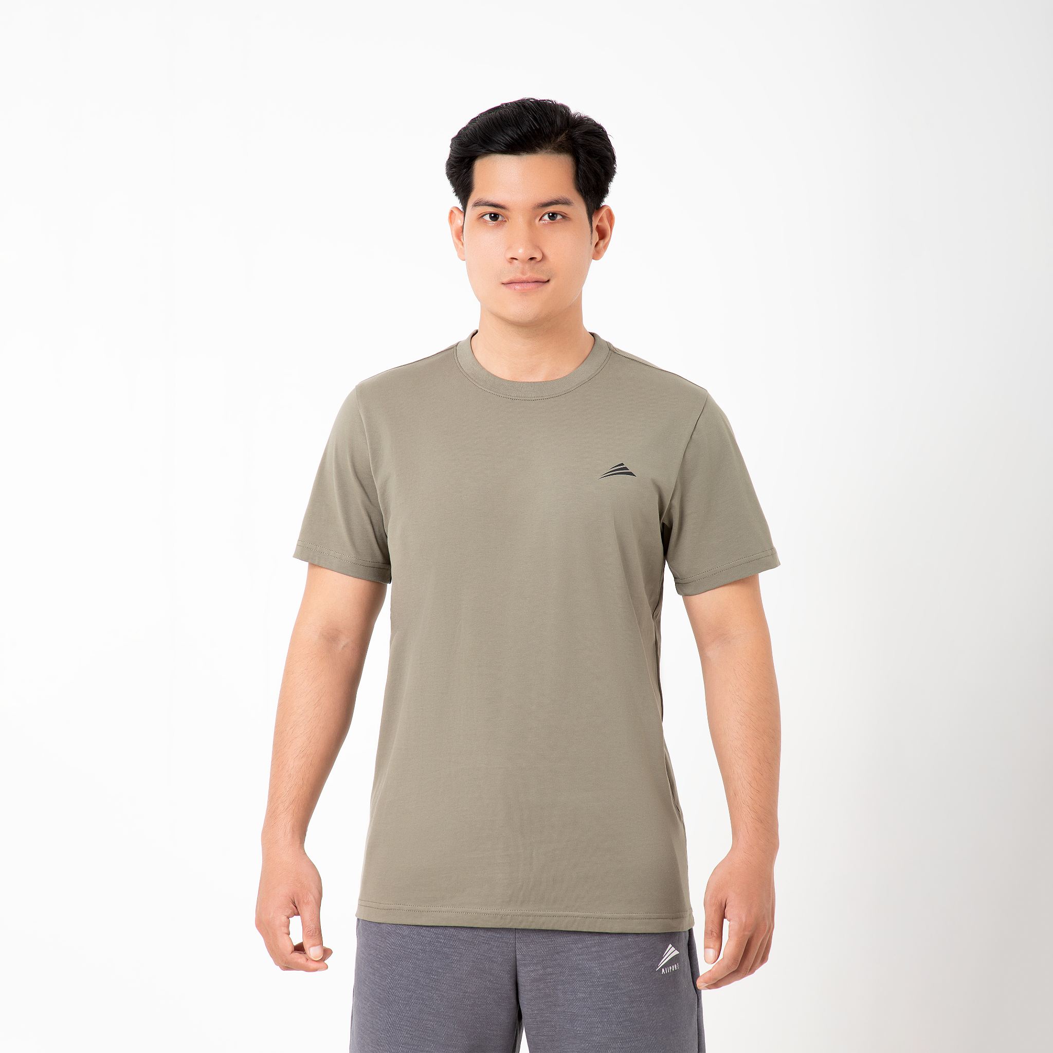  Áo thun cotton ALLPURE Basic T-Shirt - Green 