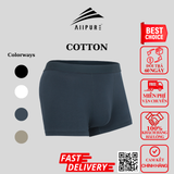  Combo 03 quần lót nam Trunk Cotton Compact co giãn, khử mùi, kháng khuẩn Xanh-Đen-Trắng 