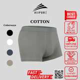  Combo 03 quần lót nam Trunk Cotton Compact co giãn, khử mùi, kháng khuẩn-Xanh-Trắng-Xám 