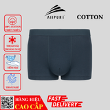  Combo 03 quần lót nam Trunk Cotton Compact co giãn, khử mùi, kháng khuẩn màu Xám-Đen-Xanh 