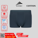  Combo 03 quần lót nam Trunk Cotton Compact co giãn, khử mùi, kháng khuẩn-Xanh-Trắng-Xám 