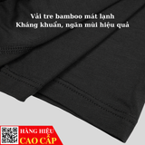  Combo 03 Quần lót nam Trunk Bamboo ALLPURE khử mùi, kháng khuẩn màu Trắng-Đen-Xám 