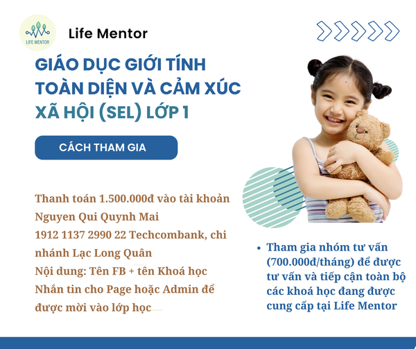  Giáo Dục Giới Tính Toàn Diện Và Cảm Xúc Xã Hội (SEL) - Lớp 1 