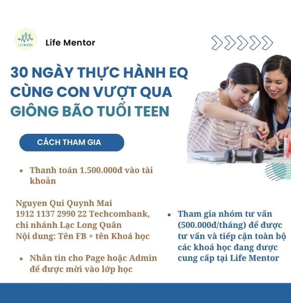  30 Ngày Thực Hành EQ - Cùng Con Qua Giông Bão Tuổi Teen 