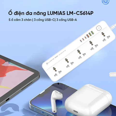  Ổ cắm điện đa năng Lumias LM-C5614P 