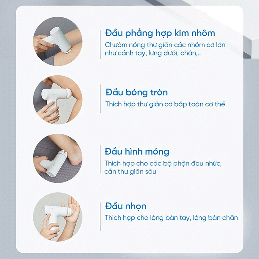 Súng massage Yunmai Meavon Mini 3S Yunmai MGM241 – Xiaomi Store