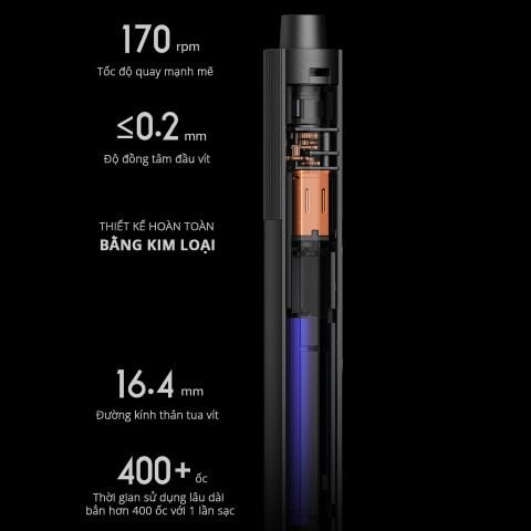  Bộ tua vít điện đa năng Xiaomi Mijia MJDDLSD003QW 