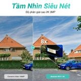  Camera ngoài trời Wifi 360° 2K Botslab W311 