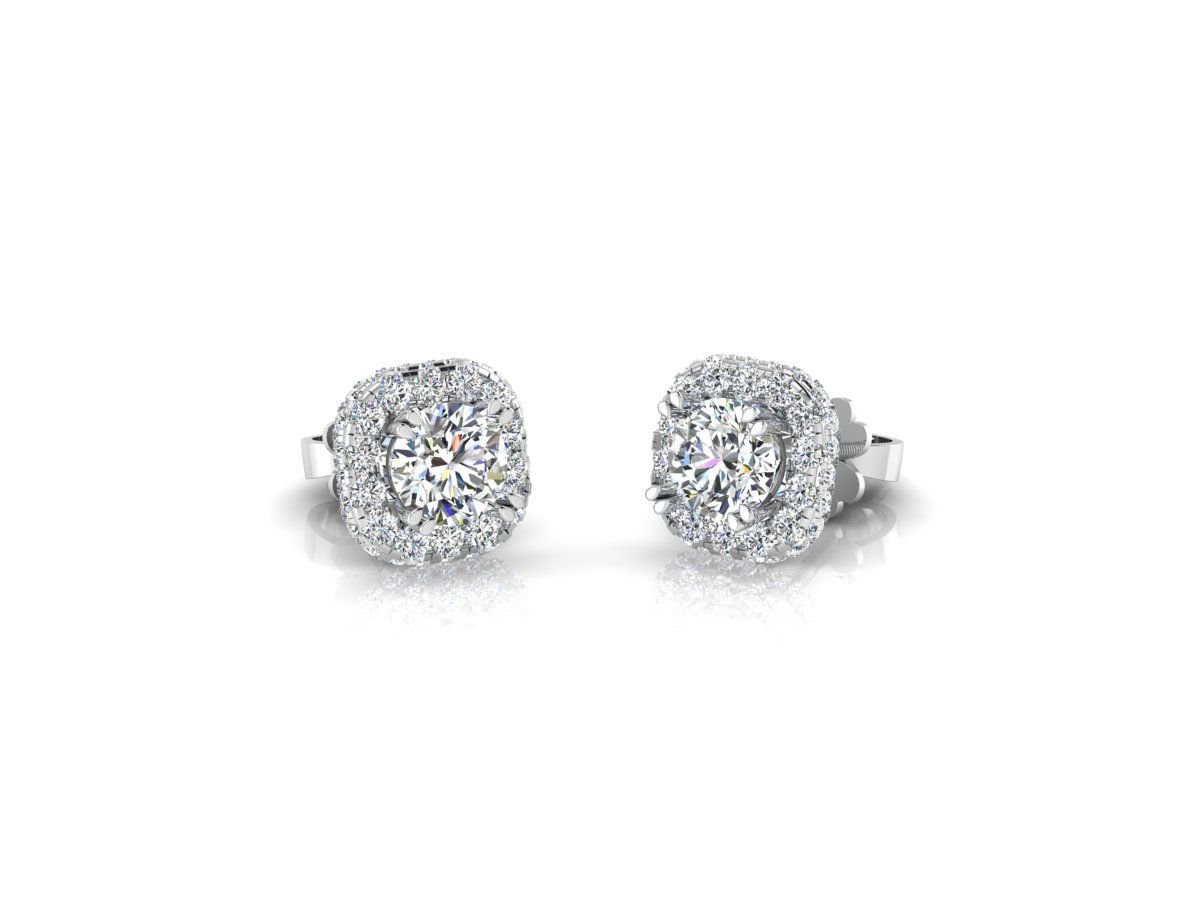  DIAMOND EARRINGS 6.3MM (BÔNG TAI KIM CƯƠNG Ổ CHỦ 6.3LI) 