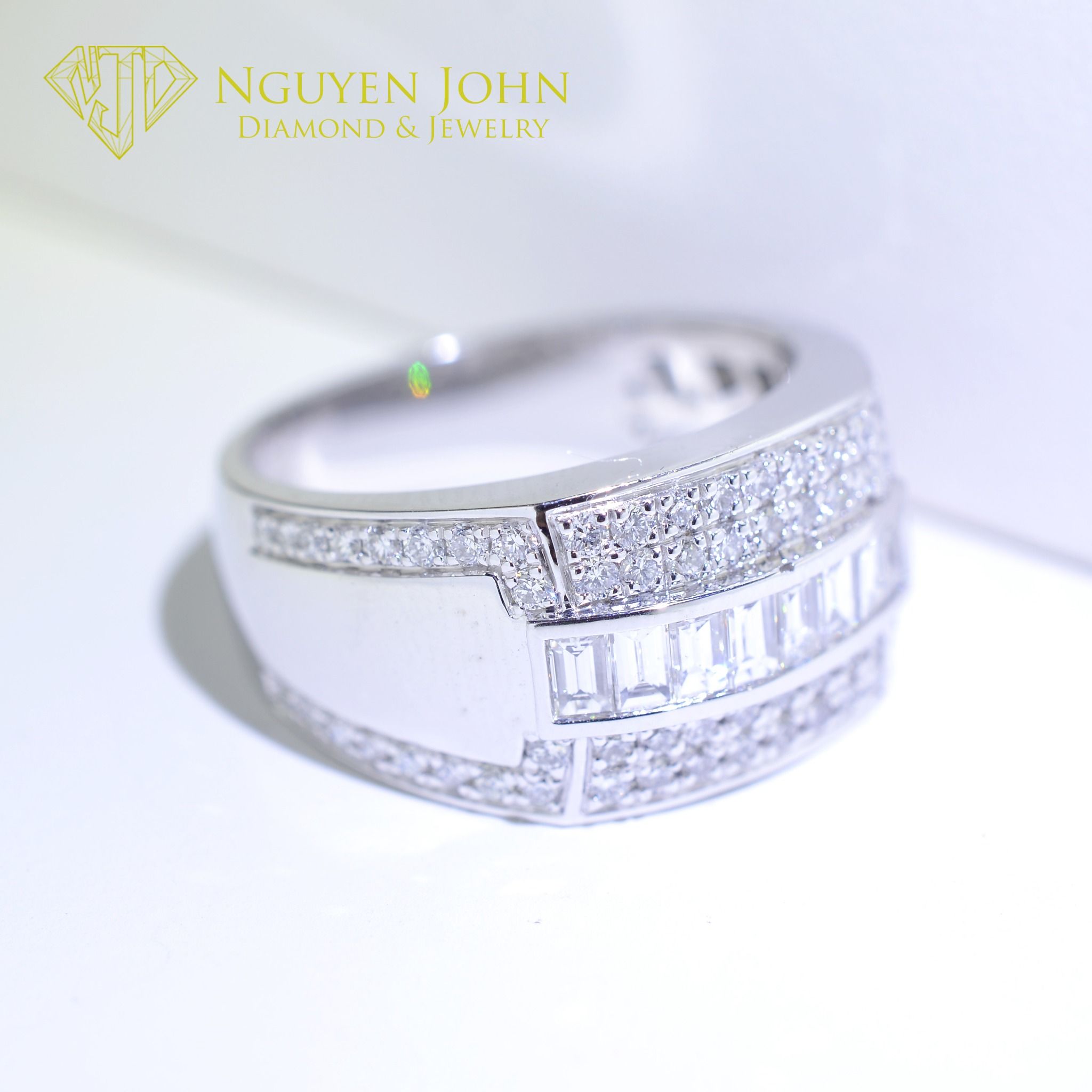  MALE DIAMOND RING 9BG315 (NHẪN NAM KIM CƯƠNG 9BG315) 