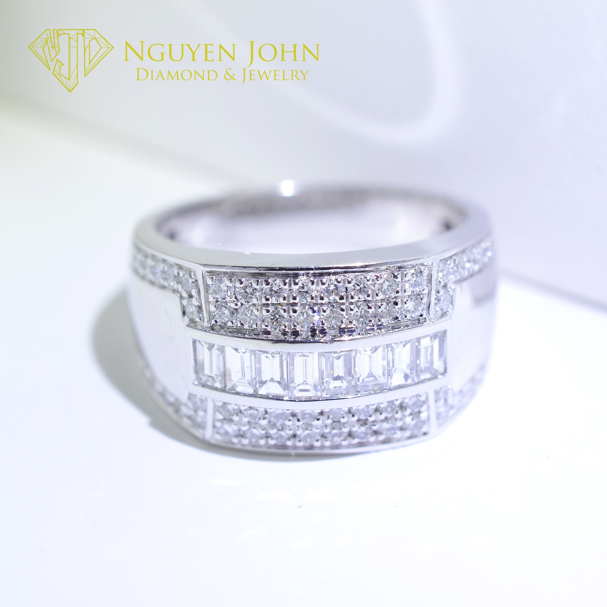  MALE DIAMOND RING 9BG315 (NHẪN NAM KIM CƯƠNG 9BG315) 