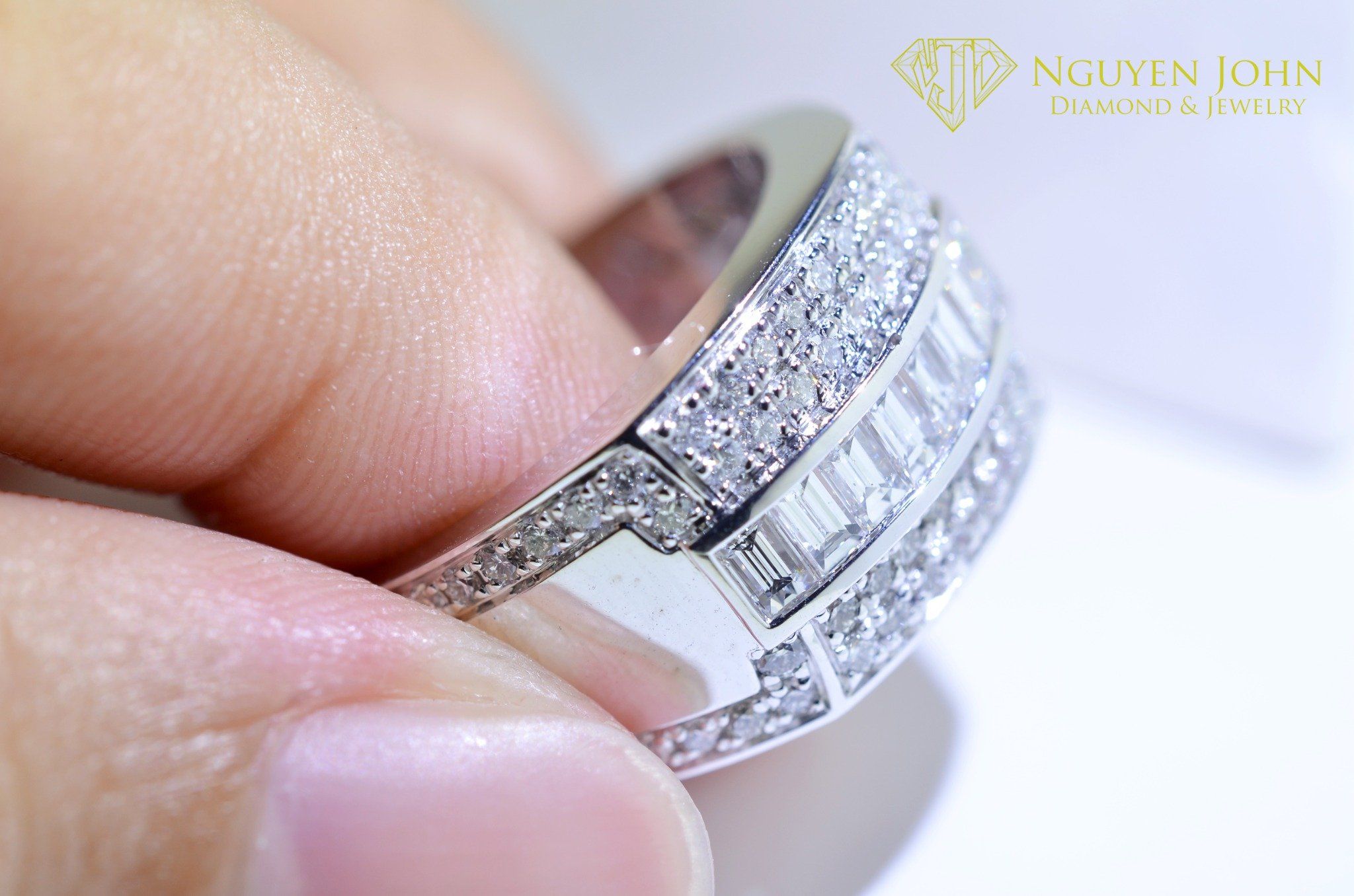  MALE DIAMOND RING 9BG315 (NHẪN NAM KIM CƯƠNG 9BG315) 