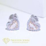  HEART DIAMOND EARRINGS BG ATII (BÔNG TAI TRÁI TIM BG ATII) 