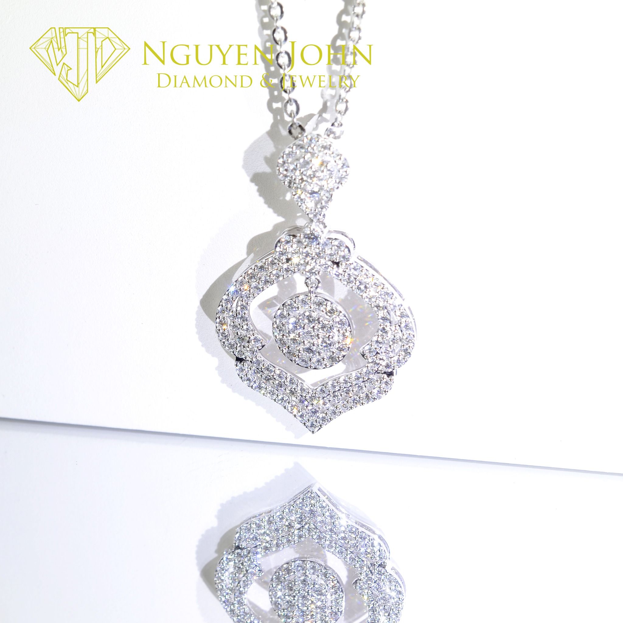  DIAMOND PENDANT 2401 ( MẶT DÂY FULL KIM CƯƠNG TẤM GHÉP 2401) 