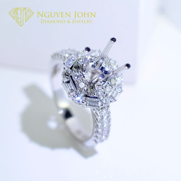  FEMALE DIAMOND RING HKN23 7.0MM ( NHẪN NỮ KIM CƯƠNG HKN23 Ổ CHỦ 7.0LI) 