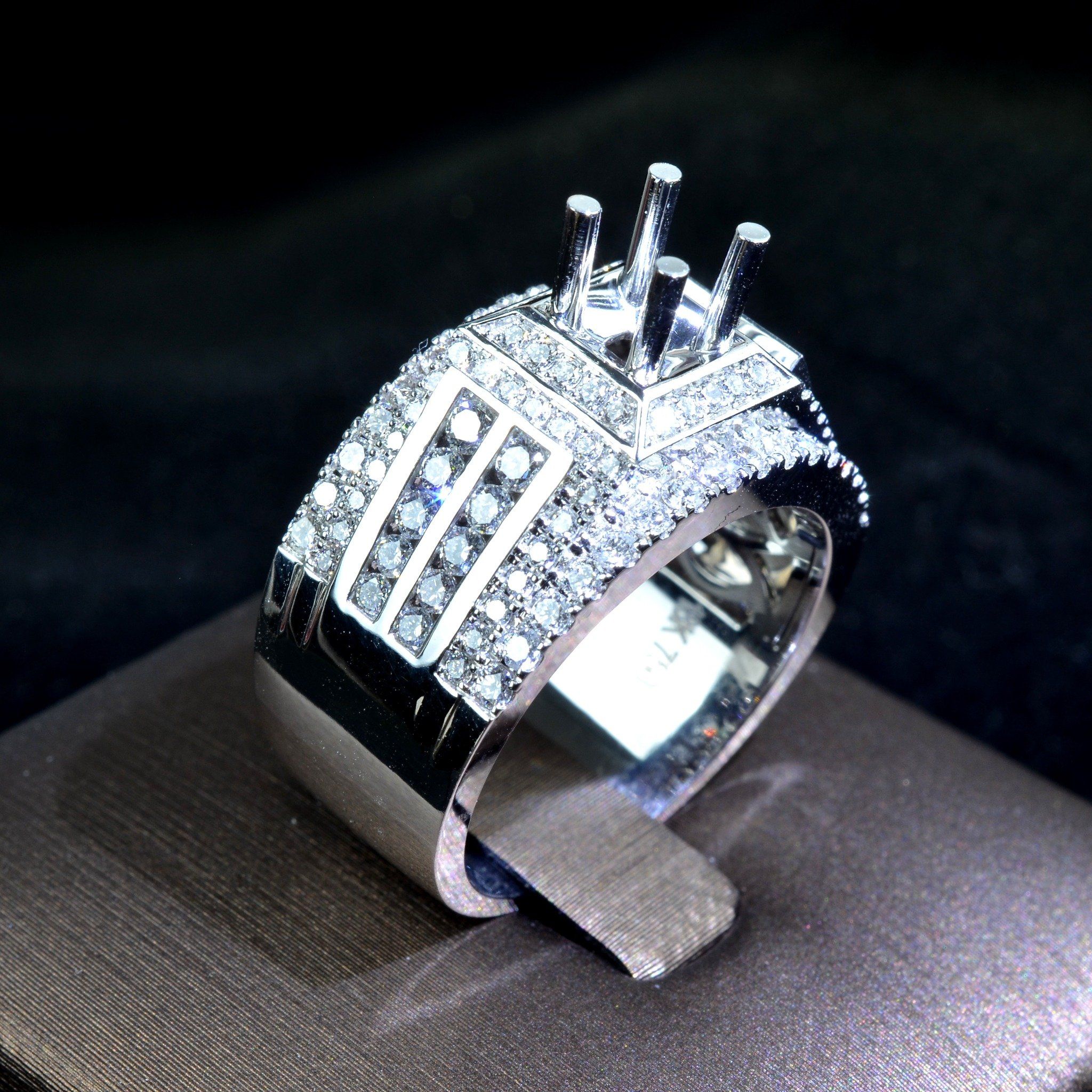  MALE DIAMOND RING HKN54 6.0MM (NHẪN NAM KIM CƯƠNG HKN54 Ổ CHỦ 6.0LI) 