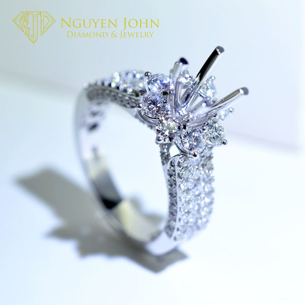  FEMALE DIAMOND RING HKN09 6.5MM (NHẪN NỮ KIM CƯƠNG HKN09 Ổ CHỦ 6.5LI) 