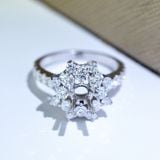  FEMALE DIAMOND RING 3609 6.0MM (NHẪN NỮ KIM CƯƠNG 3609 Ổ CHỦ 6.0LI) 