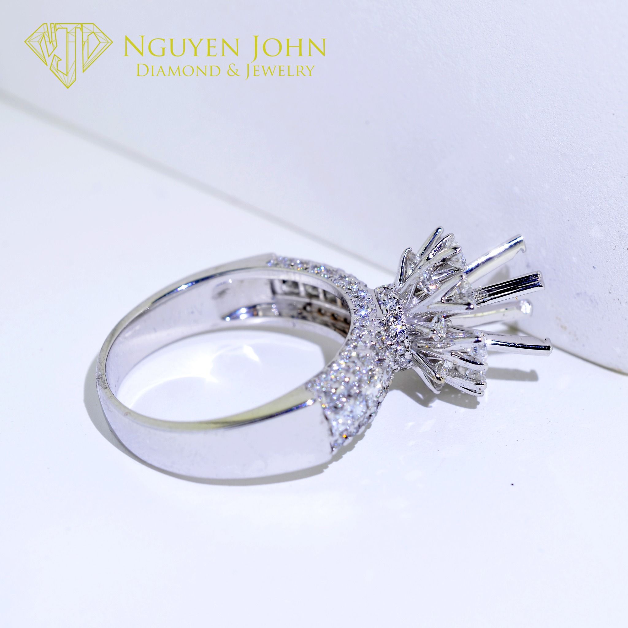  CIRCLE FEMALE DIAMOND RING 10PR22 6.8MM (NHẪN NỮ KIM CƯƠNG TRÒN 10PR22 Ổ CHỦ 6.8LI) 