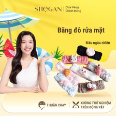 Băng Đô Rửa Mặt, Băng Cài Tóc Đơn Giản Phối Lông Cao Cấp Tiện Dụng Nhiều Màu SHEGAN