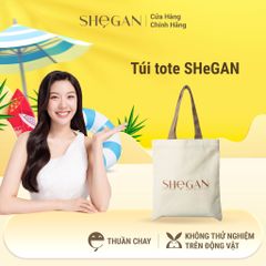 Túi Tote Vải Canvas SHeGAN (kích thước 21cm x 21cm) - Phụ Kiện Gọn Nhẹ, Tiện Lợi, Thân Thiện Môi Trường