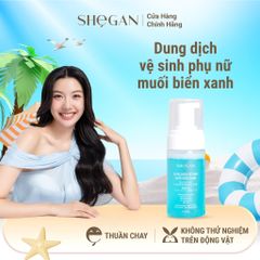 (CHE TÊN) DUNG DỊCH VỆ SINH MUỐI BIỂN XANH SHEGANBLUE SEA SALT INTIMATE CLEANSING FOAM (100ml)