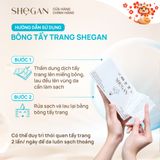  Bông tẩy trang cao cấp SHeGAN (80 miếng 3 lớp) 