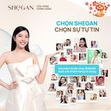  Combo đặc biệt SHeGAN - Sữa rửa mặt, Nước tẩy trang, Tẩy da chết, Dung dịch vệ sinh muối biển xanh, Serum khử mùi & Bông tẩy trang 