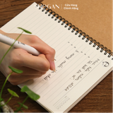  Sổ tay cao cấp ghi chép lò xo SHeGAN - Sổ kế hoạch planner, viết nhật kí, văn phòng 