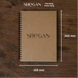  Sổ tay cao cấp ghi chép lò xo SHeGAN - Sổ kế hoạch planner, viết nhật kí, văn phòng 