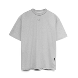  1 REVERSIBLE VENTED TEE -  Heather Grey 