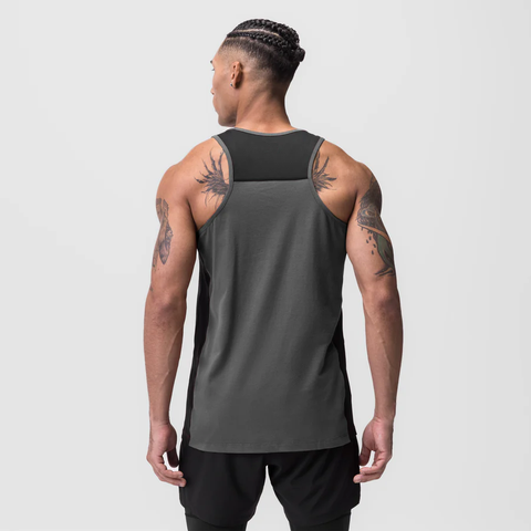  ASGARD SINGLET TANKTOP - GREY / BLACK 