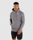  GYMSHARK CREST HOODIE - SMOKE GREY 