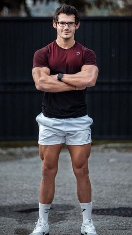  GYMSHARK Vital Ombre SEAMLESS T-SHIRTS - Burgundy Marl/Black 