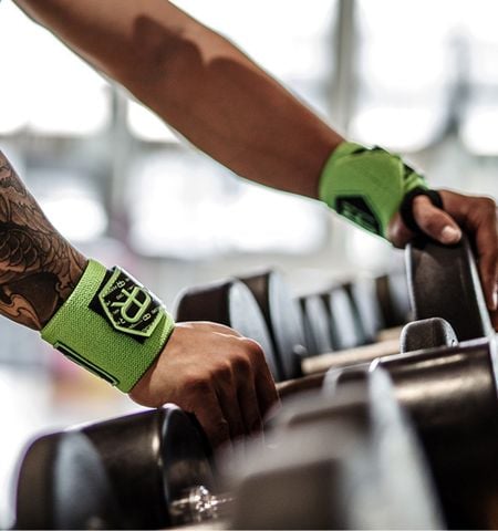  HEAVY DUTY PREMIUM WRIST WRAPS – NEON 