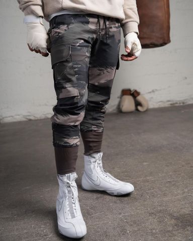  CARGO HIGH RIB JOGGER - BRUSHED CAMO 