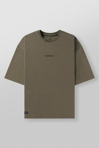 4055 - Essential Supersized Tees - Peat Wash 