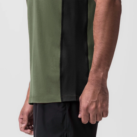  ASGARD SINGLET TANKTOP - OLIVE / BLACK 