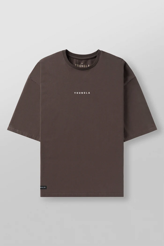  4055 - Essential Supersized Tees - Brown Wash 