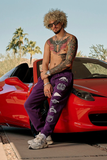  YoungLA  - 204 - Immortal Killer Joggers -  Purple 