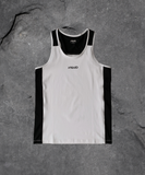  ASGARD SINGLET TANKTOP - WHITE / BLACK 