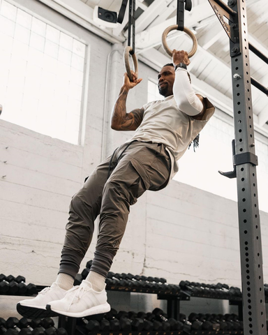  CARGO HIGH RIB JOGGER - DARK EARTH 