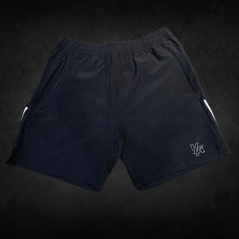  YOUNGLA - 114 Hybrid Short Shorts - Black 