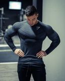  PERFORMANCE SEAMLESS LST-SHIRT - GREY 