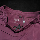  YOUNGLA - 114 Hybrid Short Shorts - Purple 
