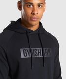  GYMSHARK BLOCK HOODIE - BLACK 